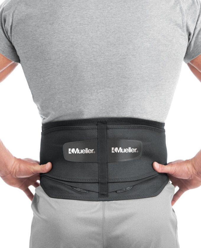 mueller back brace with lumbar pad