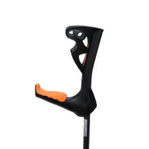 Crutches Black Orange